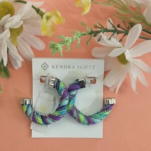 Kendra Scott Masie Corded Hoop Earrings